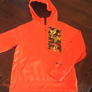 Nike hoodie, bright orange